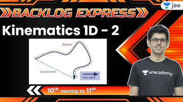 JEE: Kinematics 1D - 2 |  Unacademy JEE | IIT JEE Physics | Namo Kaul