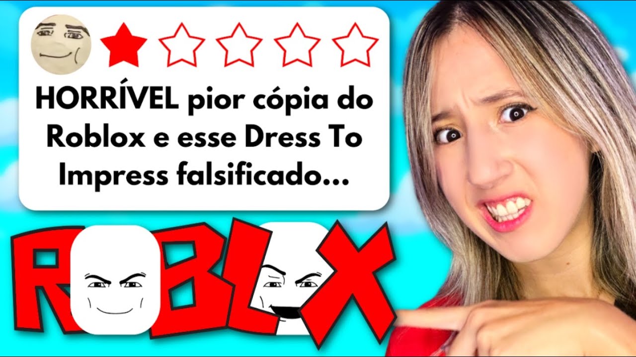 JOGUEI o ROBLOX FALSIFICADO e SAI TRAUMATIZADA...