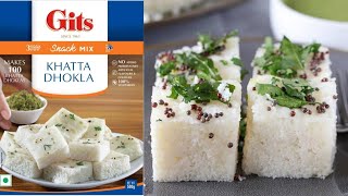 Gits Instant Khatta Dhokla Snack Mix | How to make Khatta Dhokla with Gits Recipes @gitsfood