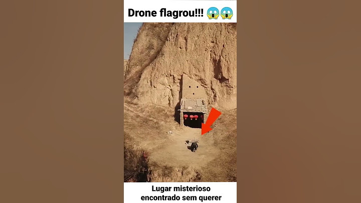 Drone flagra lugar misterioso nunca visto antes 😱😱 #shorts
