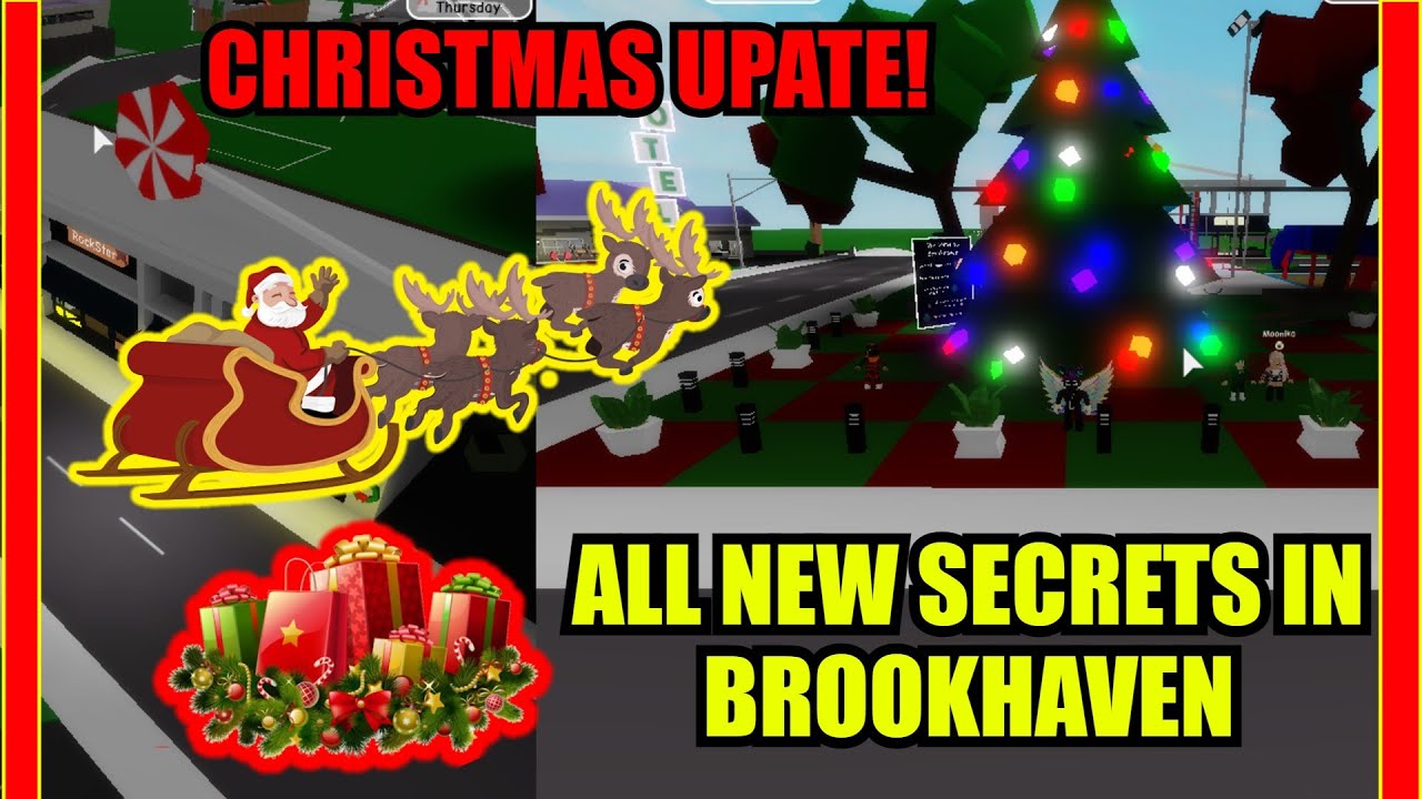 NEW SECRET IN CHRISTMAS UPDATE BROOKHAVEN #shorts 