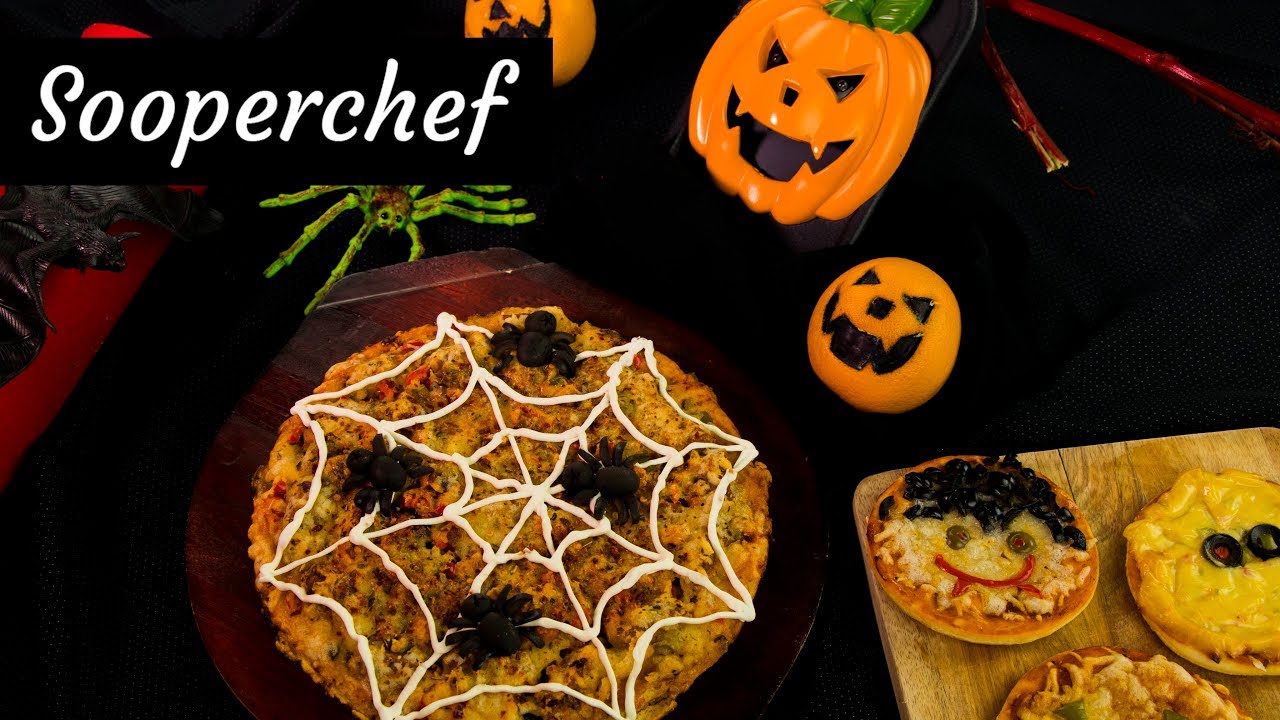 Halloween Pizza Recipes By SooperChef (Halloween Recipes)