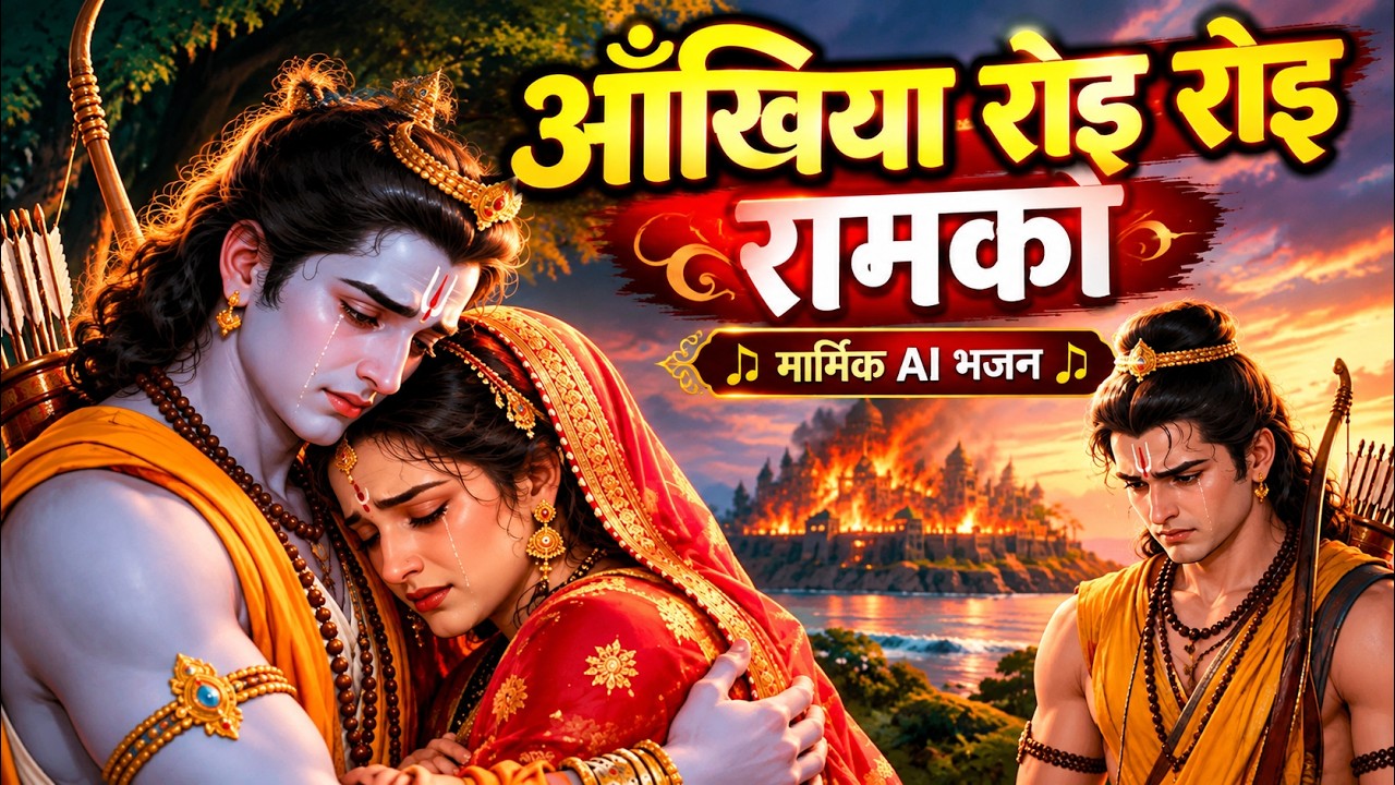 आँखियाँ रोई रोई रामको रुमाल भिज्यो|Aakhiya Roi Roi  Ram ko rumaal bhijyo  Bhajan| New Nepali Bhajan|