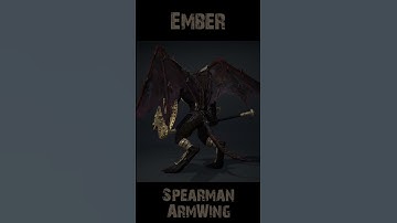 Ember Spearman ArmWing 360 #character #rogerkint #3d #animation #gaming #unity #unreal #ember