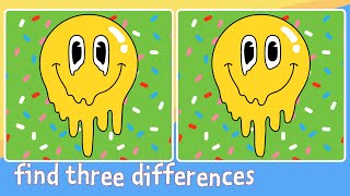 BRAIN GAME--Find Three Differences--#73