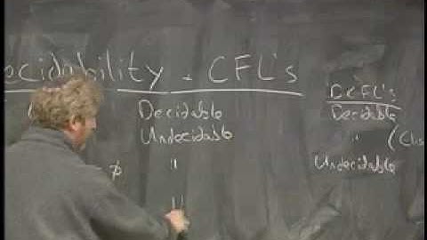 Lecture 10 - Undecidability and CFLs (Part 3/8)