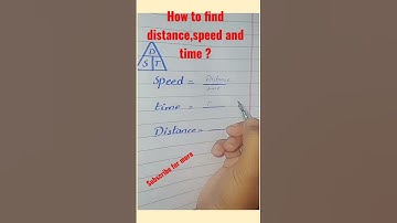 how to find #speed #distance #time #maths#physics #viral#viralshort#shorts