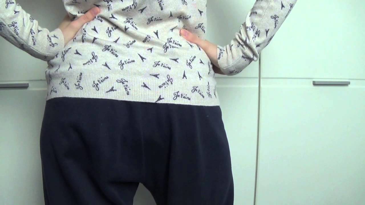 Can you see cloth pads through sweatpants?! - YouTube