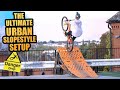 RIDING THE ULTIMATE URBAN MTB SLOPESTYLE SETUP - ROOFTOP DROP!