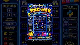 I Built a Pac-Man Game in Python! 🟡 | Made with Pygame