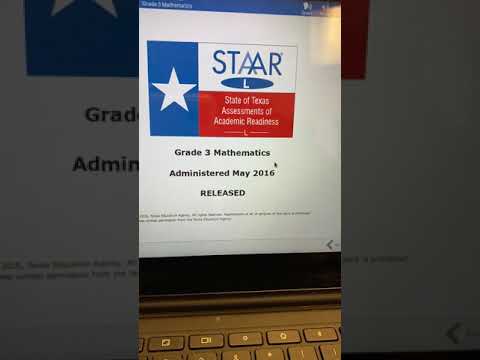 STAAR online practice video login update