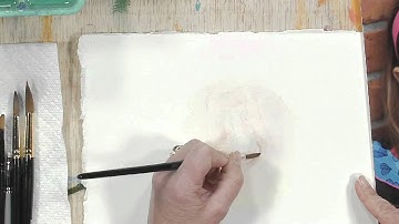 How to Draw a Nose Using Watercolors: Part 1