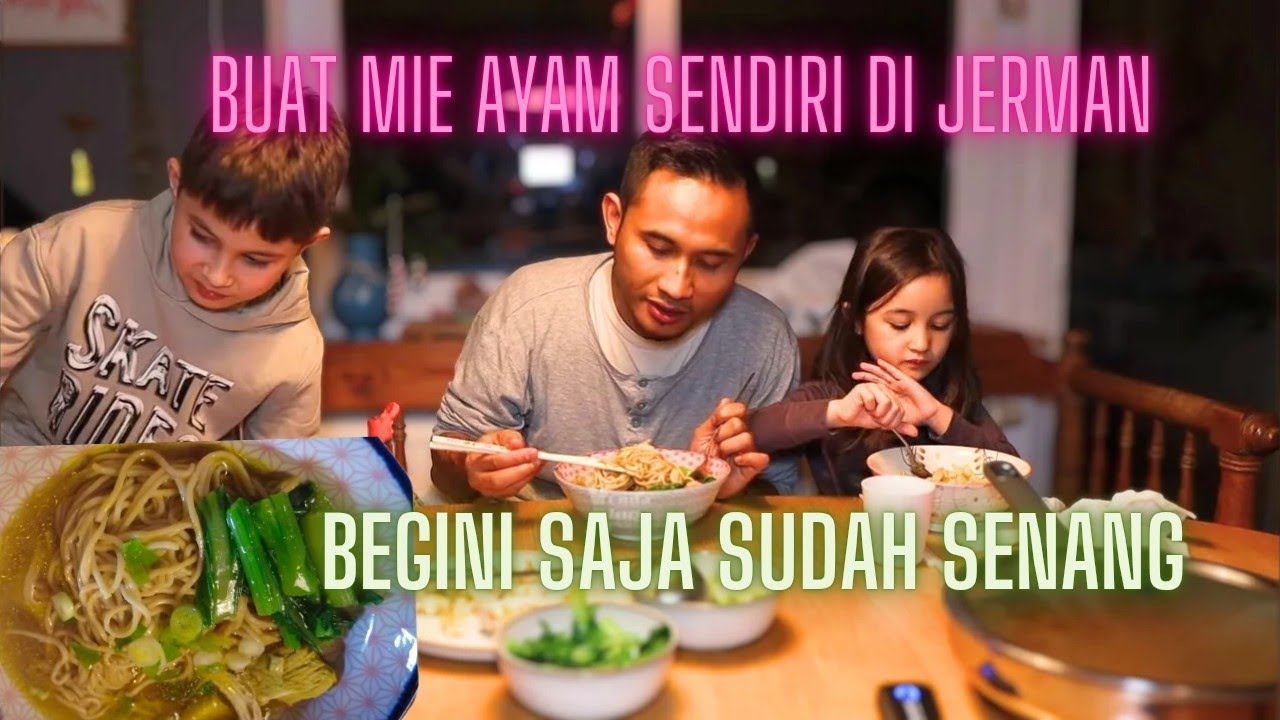 MASAKIN MIE AYAM DI JERMAN!! PAS BANGET MUSIM DINGIN