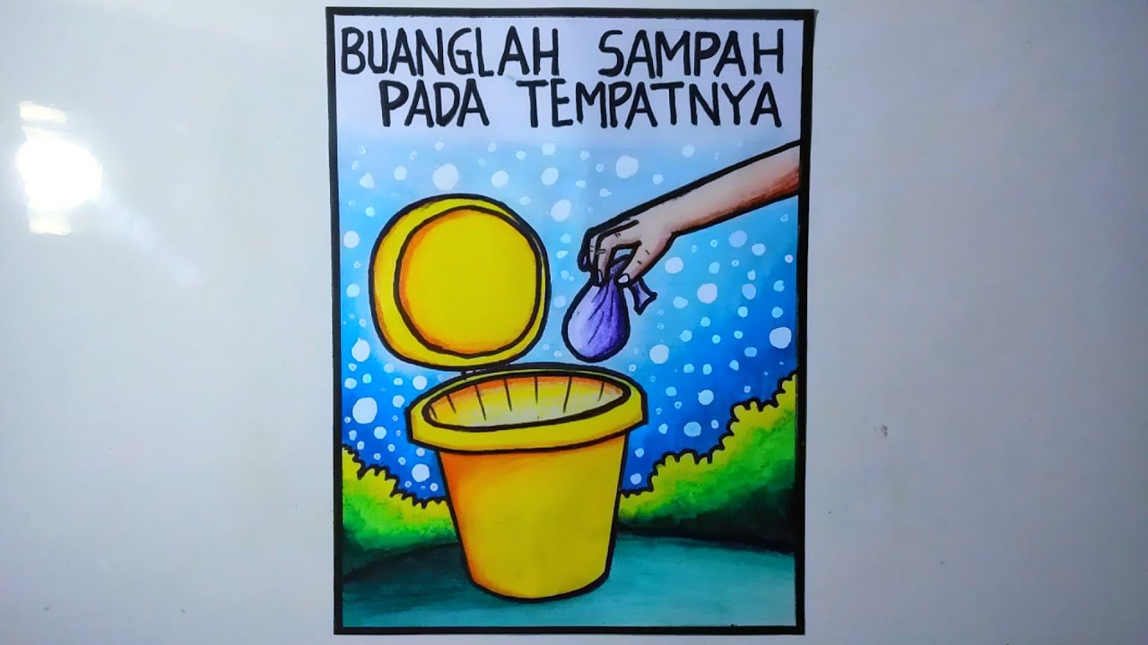 Gambar Poster Tentang Kebersihan Lingkungan Poster Kebersihan Lingkungan Youtube