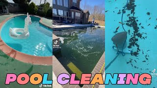 Satisfying Pool Cleaning Tiktok Compilation Vlogs From Tiktok