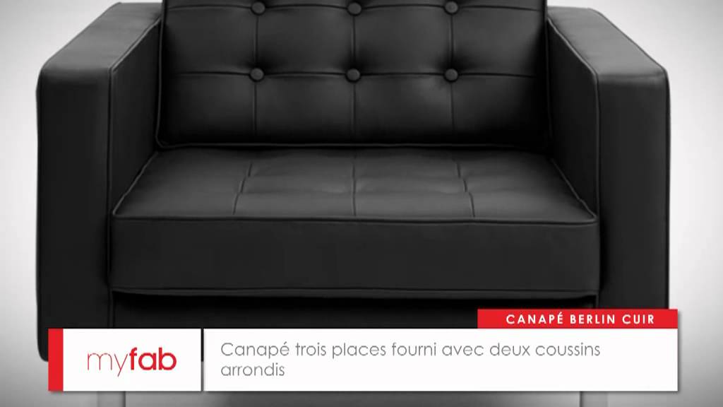 Fauteuil Berlin en cuir par myfab