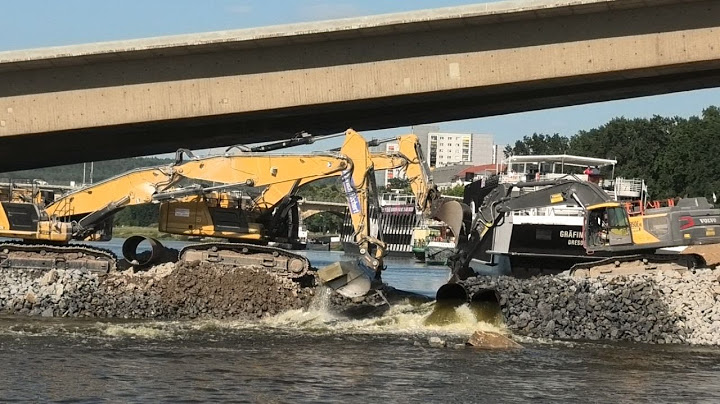 Spektakuläre Aktion! neue Baustraße an nur einem Tag! Abriss Carolabrücke Dresden Update 20.06.2025