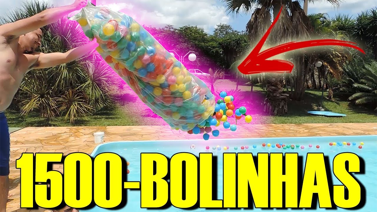 Desafio InÉdito 1500 Bolinhas Na Piscina Quem Venceu Youtube