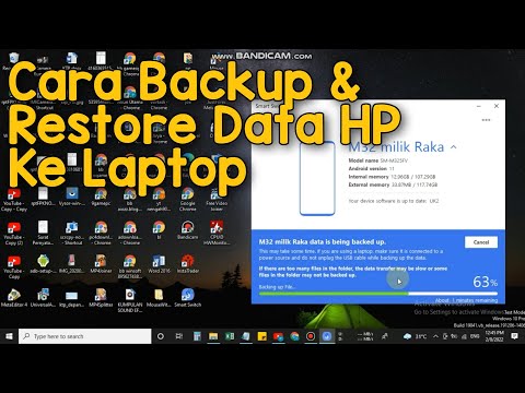 Cara Backup Data HP Ke PC/Laptop Menggunakan Smart Switch Samsung Galaxy M32 One UI 3.1