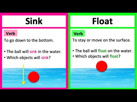 SINK vs FLOAT 🤔 | What's the difference? | Learn with examples