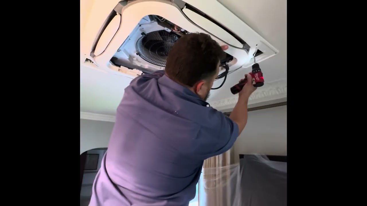  Daikin  VRV cassette cleaning pump replacement service  weathershield air conditioning 