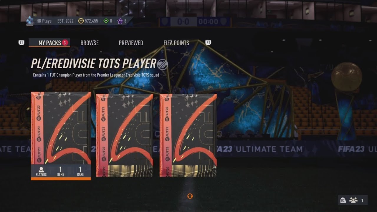 Squad Battle Elite 1 Premier League TOTS Pack Rewards Opening