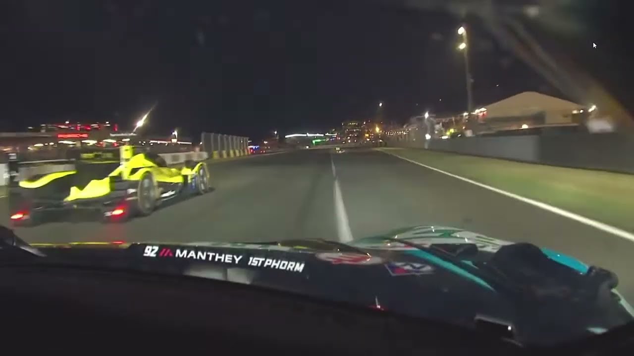 Porsche 911 LMGT3 R Onboard Le Mans at night - 2025 24 Hours of Le Mans
