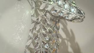 August Leo 28Led Jeweled Deer Head