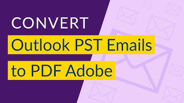 PST to PDF Converter I How to Save Outlook Emails as PDF with Attachments I Convert Outlook to PDF