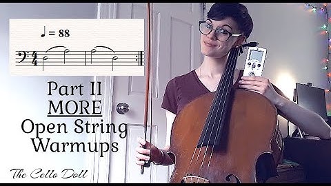 Cello Open String Bow Hand Exercises | Part II