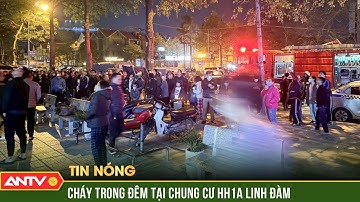Cháy chung cư ở Hà Nội lúc nửa đêm, hàng trăm người hoảng loạn tháo chạy | ANTV