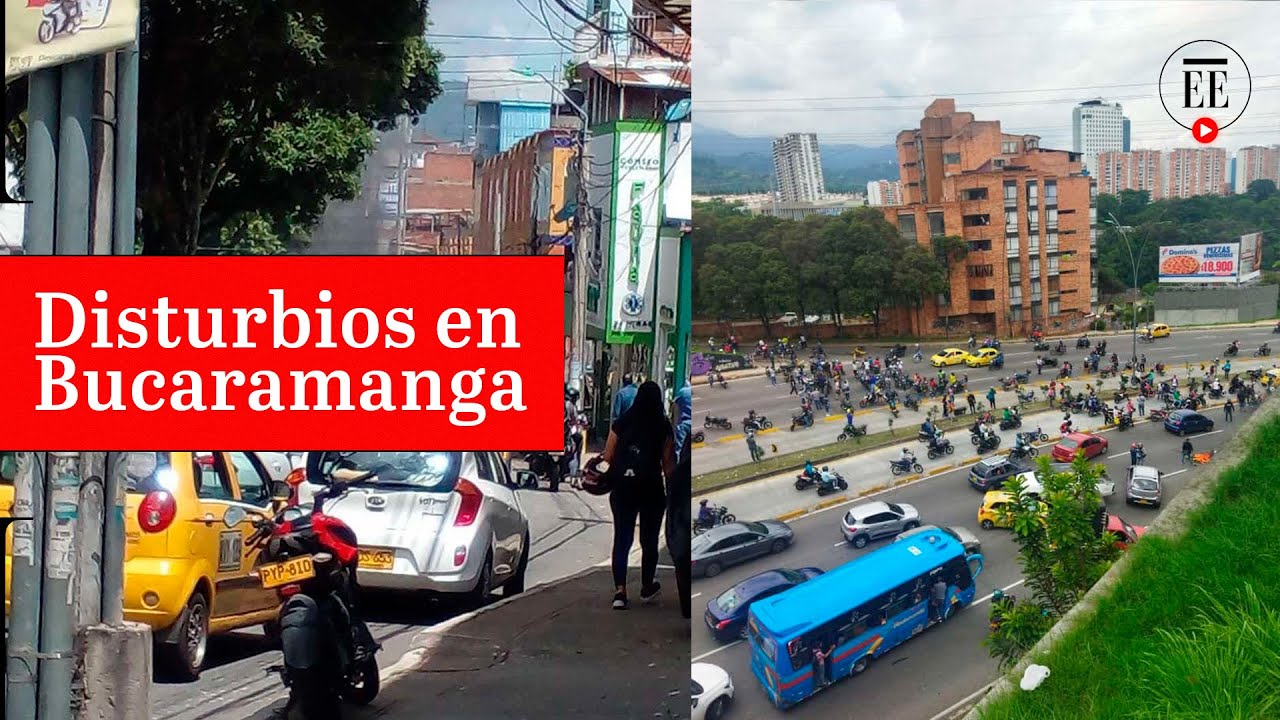 Muerte de motociclista produjo protestas violentas en Bucaramanga | El Espectador