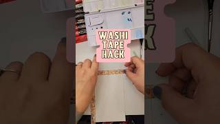 Watercolor Tip for using Washi Tape #arthacks #gouache #watercolor #washitape