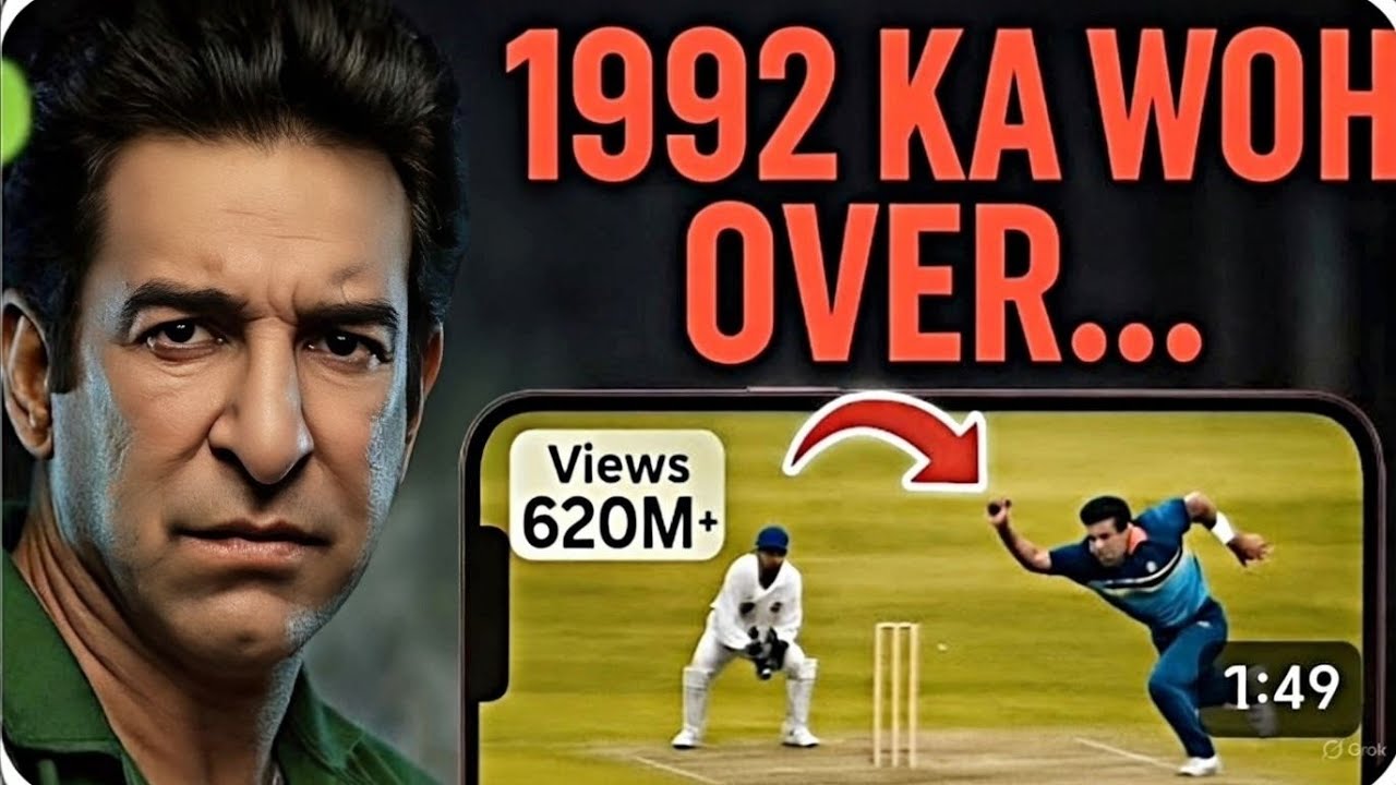 Wasim Akram Sultan of Swing  | 1992 World Cup Magic