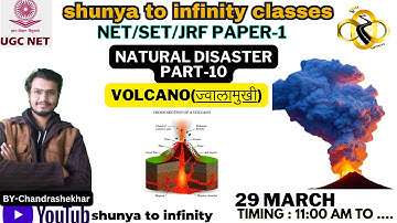 ज्वालामुखी/Volcano|People Development And Environment|NTA UGCNET JRF SET||ByChandrashekhar