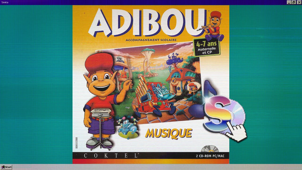 Adibou au pays de la musique | CD-ROM jeu pc complet
