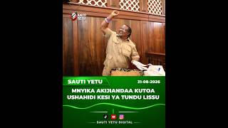 Mahakamani Leo Mnyika Akijiandaa Kutoa Ushahidi Kesi Ya Tundu Lissu. Subscribe Kwa Habari Mbalimbali