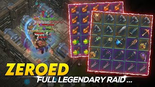 We get raided by a FULL LEGENDARY TEAM in Frostborn. Oh how it hurts!