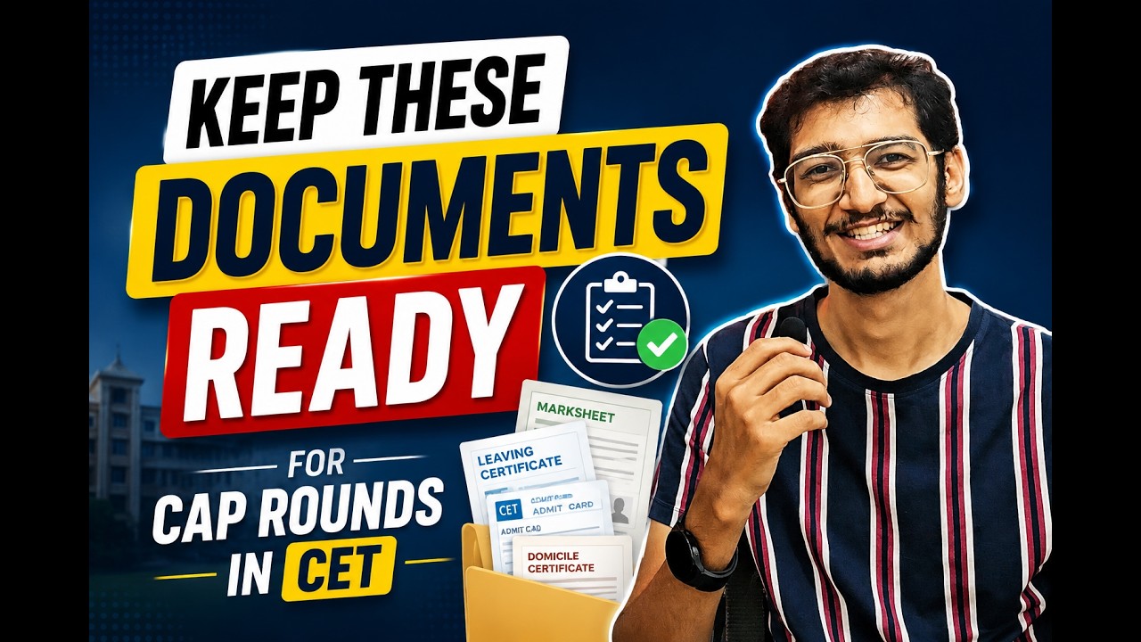 CAP Rounds Document Checklist | Don’t Miss These Documents | CET 2026 ...