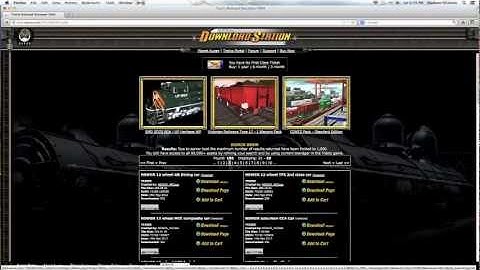 How to use the Download Station For Trainz - A Falken Tutorial