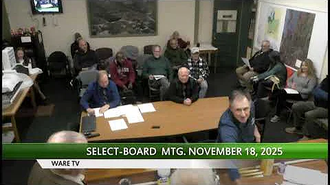 Select Board  11 18 25