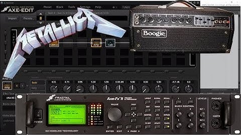 Fractal Audio Axe Fx II tweaking session. (Mark IIC++)