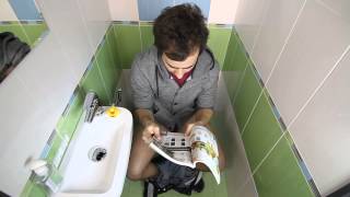 Projekt: Debilní Kecy v Koupelně / Scéna 32: Neumíš klepat