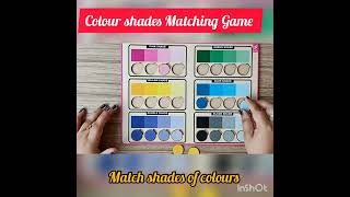 Colour Shades Matching Game Wooden puzzle for kids screenshot 4