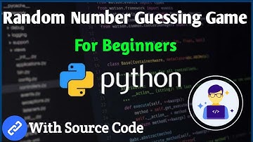 Random Number Guessing Game Using Python For Absolute Beginners | Python Project Tutorial | #Python