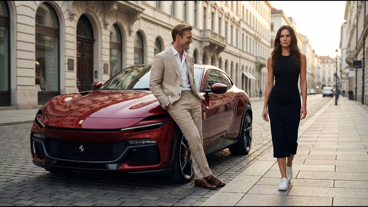 Lui stava prendendo in giro la sua ex moglie perché non aveva soldi, finché non è arrivato il padre.