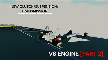 Showcase of my V8 ENGINE [Part 2] ROBLOX PLANE CRAZY