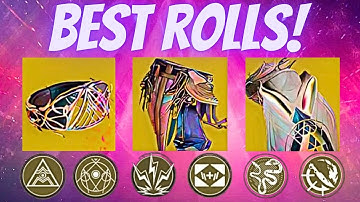 Best Exotic Class Item Rolls For Each Class!