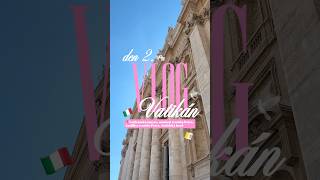Vlog z našeho výletu do Říma a Vatikánu🩷#vlog #rome #vaticano #italy #spendthedaywithme