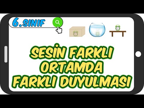 Video: Ses farklı malzemeler arasında nasıl hareket eder?